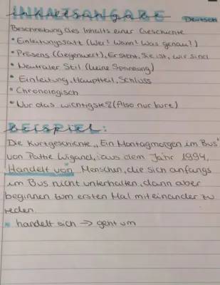 Inhaltsangabe schreiben: Beispiele, Kurzgeschichten & Übungen für Klasse 7 und 8