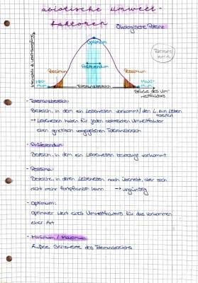 Ökologische und Physiologische Potenz für Kids: Beispiele und Abiotische Faktoren