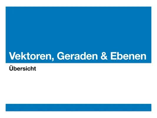 Vektoren Grundlagen und Aufgaben PDF: Rechne wie ein Profi!