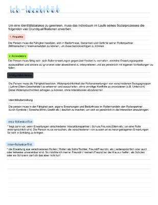 Krappmann Identität: Einfache Zusammenfassung und PDF