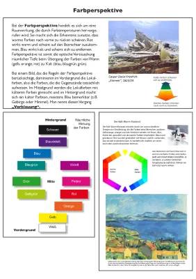 Farbperspektive & Luftperspektive im Kunstunterricht - Einfach erklärt!