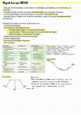 Energieerhaltungssatz der Mechanik & Energieformeln für Kinder erklärt