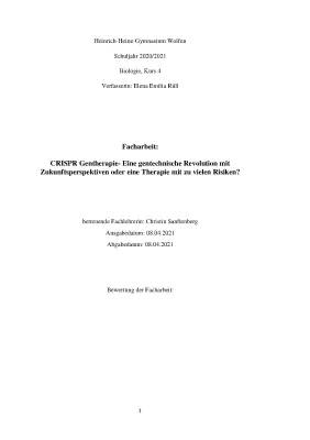 CRISPR/Cas9 Einfach Erklärt: Risiken, Anwendungen & Ethik