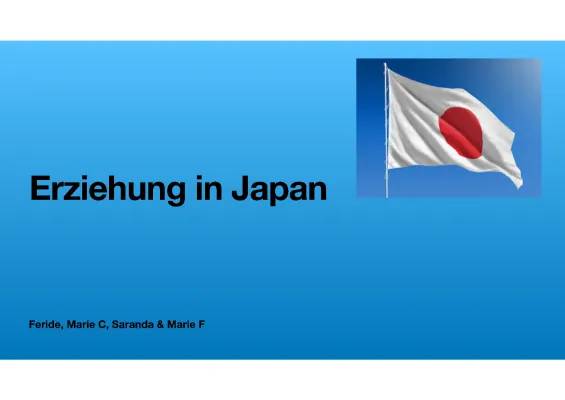 Warum weinen japanische Kinder nicht? Alles über Erziehung und Kindergärten in Japan