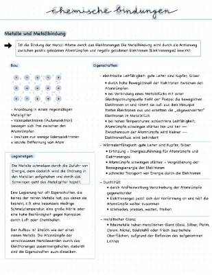 Metallbindung einfach erklärt: Beispiele, Eigenschaften und Elektronengasmodell