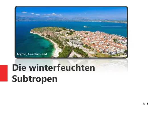 Entdecke die Winterfeuchten Subtropen: Länder, Tiere & Pflanzen