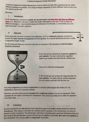 Balanced Argument Essay Examples and Structure for KS2 - How to Write a Discussion