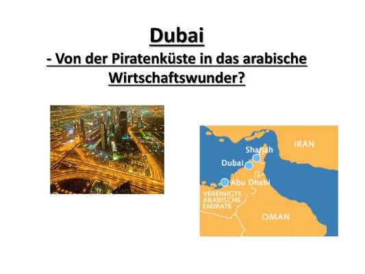 Dubai früher vs heute: Eine kurze Präsentation über die Entwicklung