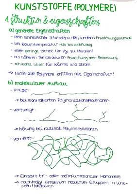 Kunststoffe: Eigenschaften Tabelle und Arten einfach erklärt