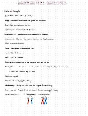 Genetik Aufgaben mit Lösungen - Biologie Klasse 10 Zusammenfassung