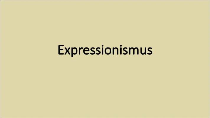 Expressionismus: Merkmale, Autoren, Gedichte und mehr!