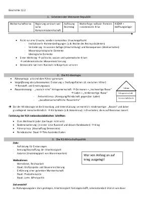 Scheitern der Weimarer Republik und Aufstieg der NSDAP: Zusammenfassung und Gründe