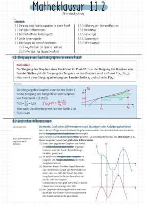 Differenzialrechnung 