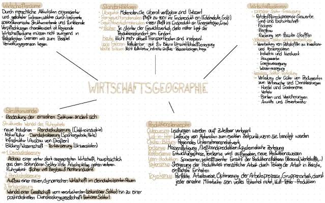 Wirtschaftsgeographie: Reindustrialisierung und Standortfaktoren einfach erklärt