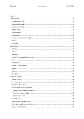 Abiturprüfung 2021 Erdkunde: Aufgaben & Lösungen zu Geographie und Landwirtschaft