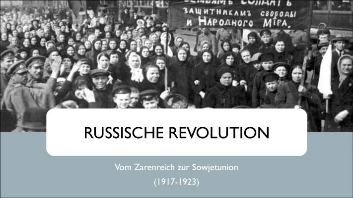 Russische Revolution 1917 einfach erklärt - Verlauf, Ursachen und Folgen