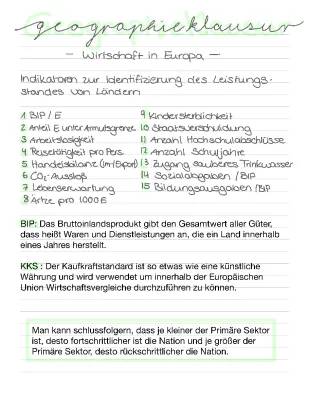 Räumliche und Soziale Disparitäten in Europa: Beispiele und Arbeitsblätter