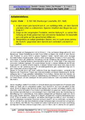 Warum wurde Josef K. angeklagt? - Der Prozess: Zusammenfassung, Bedeutung & Ende (Klassenarbeit)