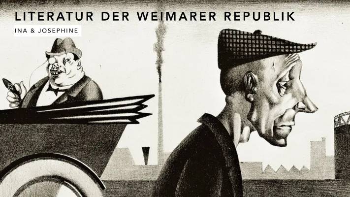 Neue Sachlichkeit Gedichte und Autoren der Weimarer Republik