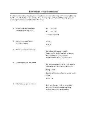 Mathe GFS: Einseitiger und Zweiseitiger Hypothesentest einfach erklärt!