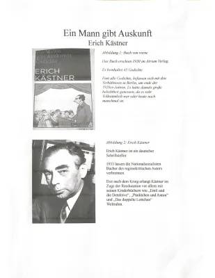 Erich Kästner: Zusammenfassung von 'Die verschwundene Miniatur' und mehr!