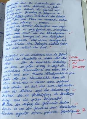 Nathan der Weise Klausur mit Lösung: Szenenanalyse & Zusammenfassung