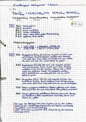 Eisenthiocyanat Gleichgewicht: Reaktionsgleichung und Verwendung