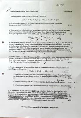 Redoxreaktionen Übungen und Lösungen: Spannende Chemie für Klasse 8 & 10