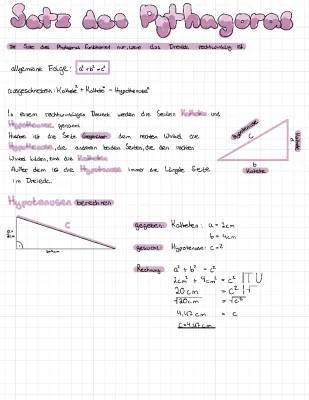 Satz des Pythagoras 