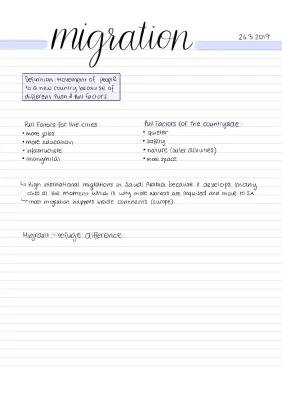 What's Migration? Simple Explanation with Push and Pull Factors