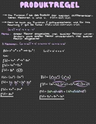 Produktregel und Kettenregel leicht erklärt: Aufgaben und Lösungen pdf