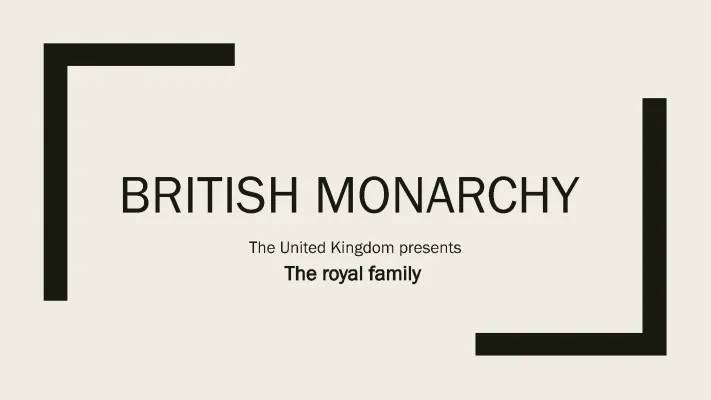 Discover the British Monarchy Family Tree and History