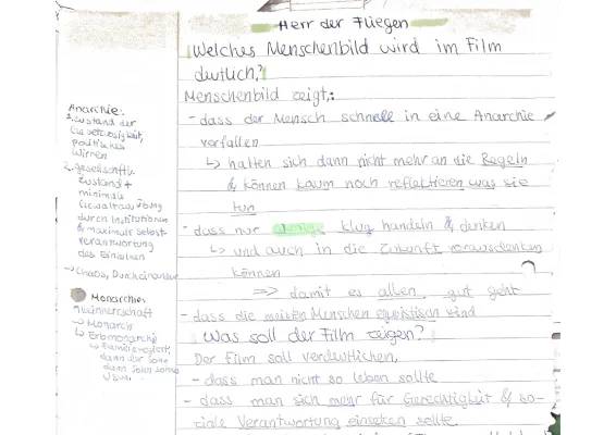 Herr der Fliegen Zusammenfassung und Interpretation - Film 2003, Philosophie und mehr