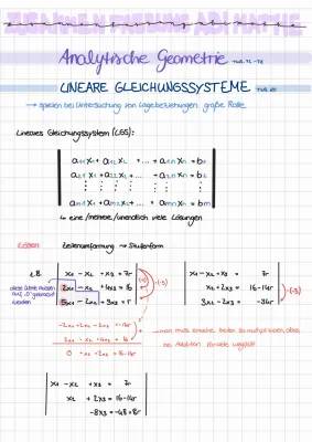 Einfaches Gauß-Verfahren und Skalarprodukt: LGS lösen leicht gemacht!