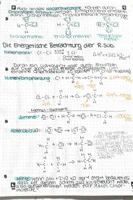 Radikalische Substitution: Beispiele, Brom, und Aufgaben mit Lösungen