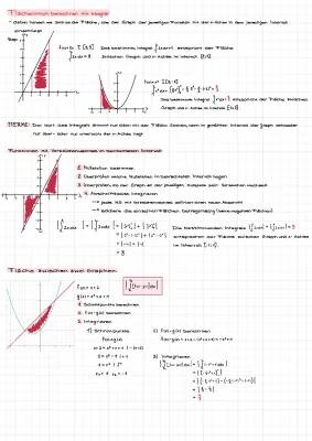 Integral Flächenberechnung und Halbwertszeit Aufgaben mit Lösungen