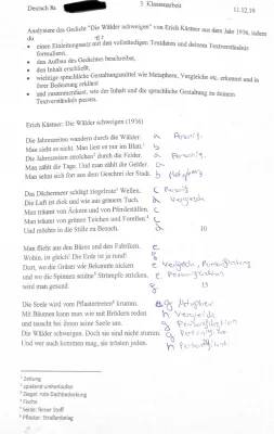 „Die Wälder schweigen“ von Erich Kästner - Gedicht, Zusammenfassung und Analyse