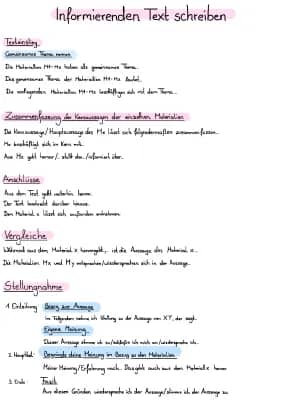 Informativen Text schreiben - Beispiele und Übungen für Klasse 7 und 10 ...