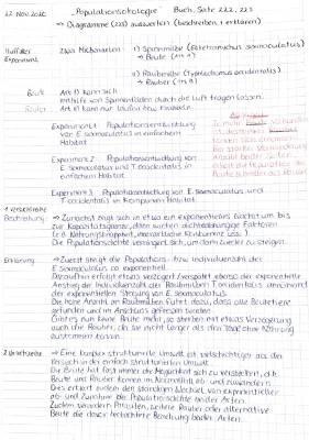 Populationsökologie Studyflix: Raubmilben und Lotka-Volterra-Regeln