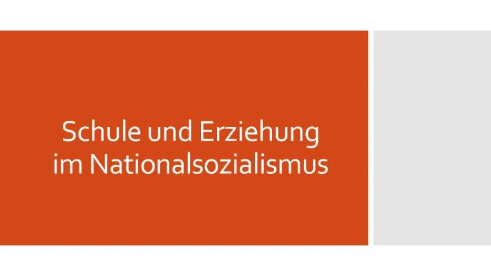 NS-Erziehung: Zusammenfassung, 3 Säulen und 4 Grundprinzipien der NS-Pädagogik