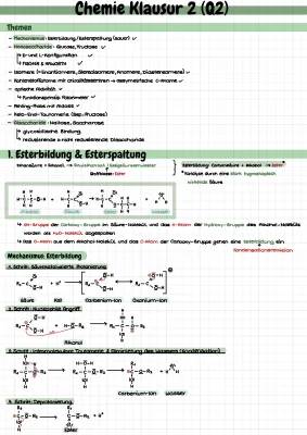 Veresterung und Optische Aktivität einfach erklärt!