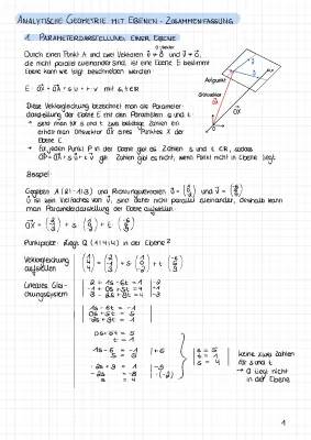 Lerne die Parametergleichung von Ebenen und Geraden: Spaß mit Vektoren!