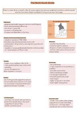 North-South Divide in England and UK: Reasons, Facts, and History