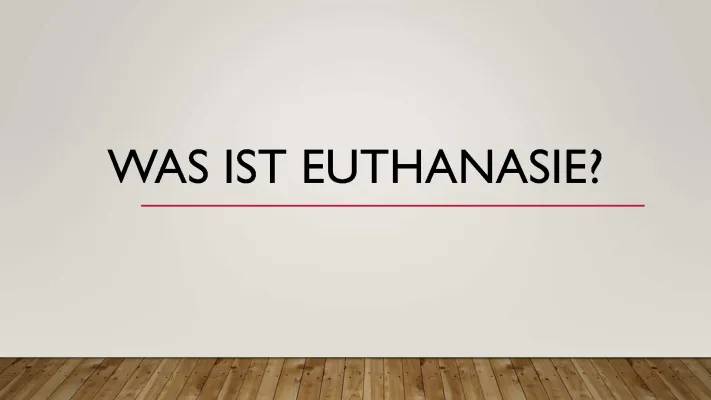 Euthanasie in der NS-Zeit: Ein cooles Referat für die 10. Klasse