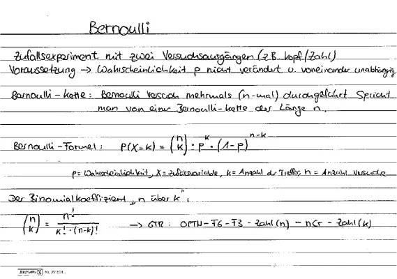 Bernoulli-Experimente: Beispiele, Formel und wie man Vektoren berechnet