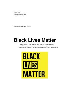 Understanding Black Lives Matter: George Floyd, Movement Goals, and America's History of Racial Segregation