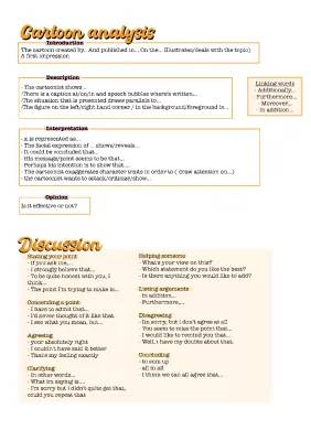 Global Challenges for English Oral Exam - American Dream and Cartoon Analysis