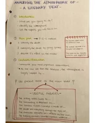 How to Analyse the Atmosphere of a Text: Useful Phrases and Examples