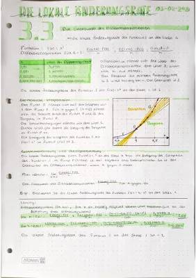 Was ist die lokale Steigung? Tangentensteigung und Differenzenquotient einfach erklärt