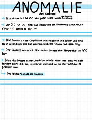 Anomalie des Wassers leicht erklärt für Kinder - Warum Wasser bei 4 Grad die höchste Dichte hat